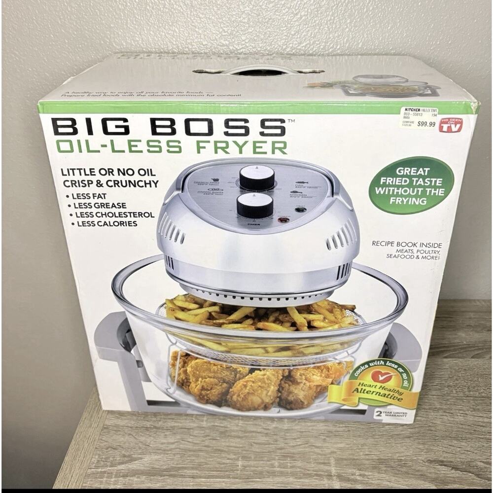 Big Boss 8605 16qt 1300W Air Fryer & Convection Oven - Silver